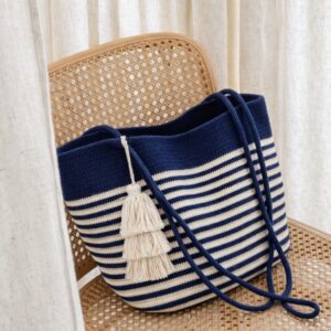 Striped Tote